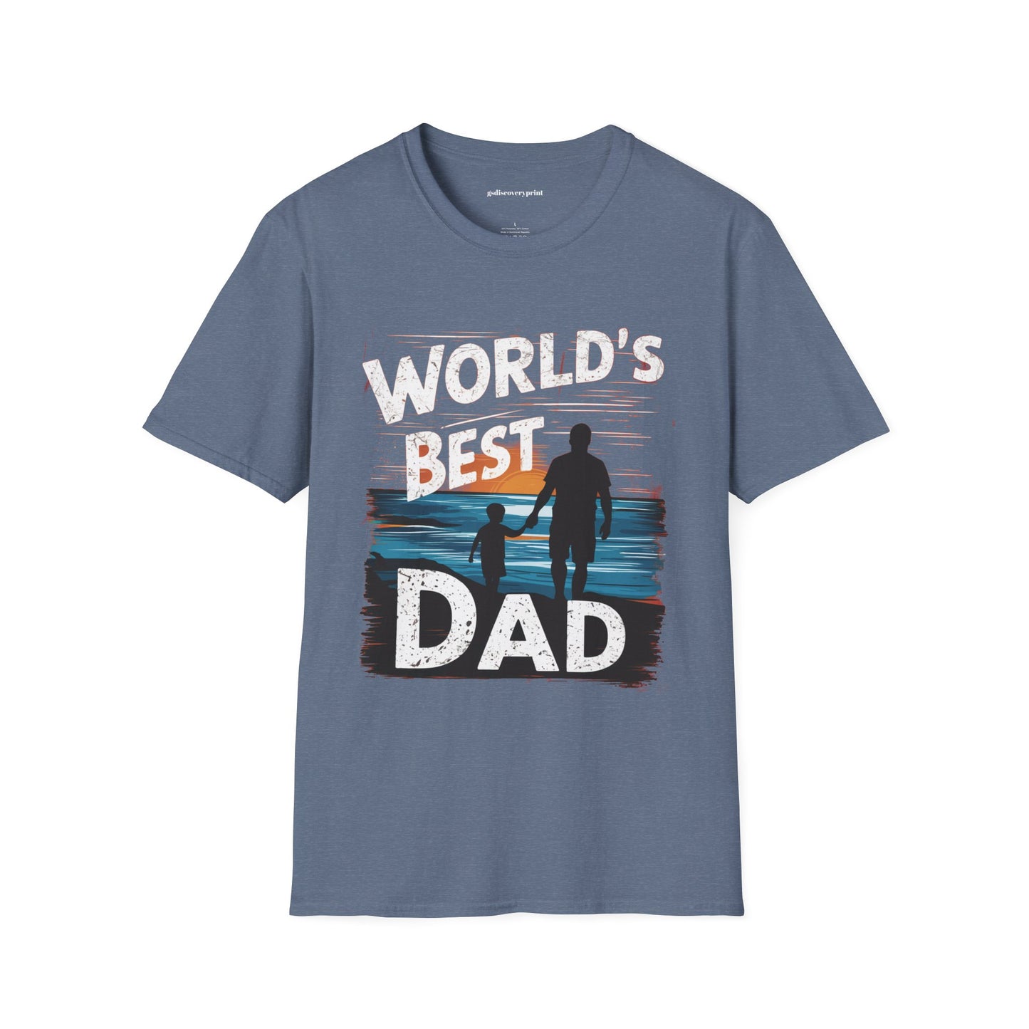 World's best dad Unisex Softstyle T-Shirt