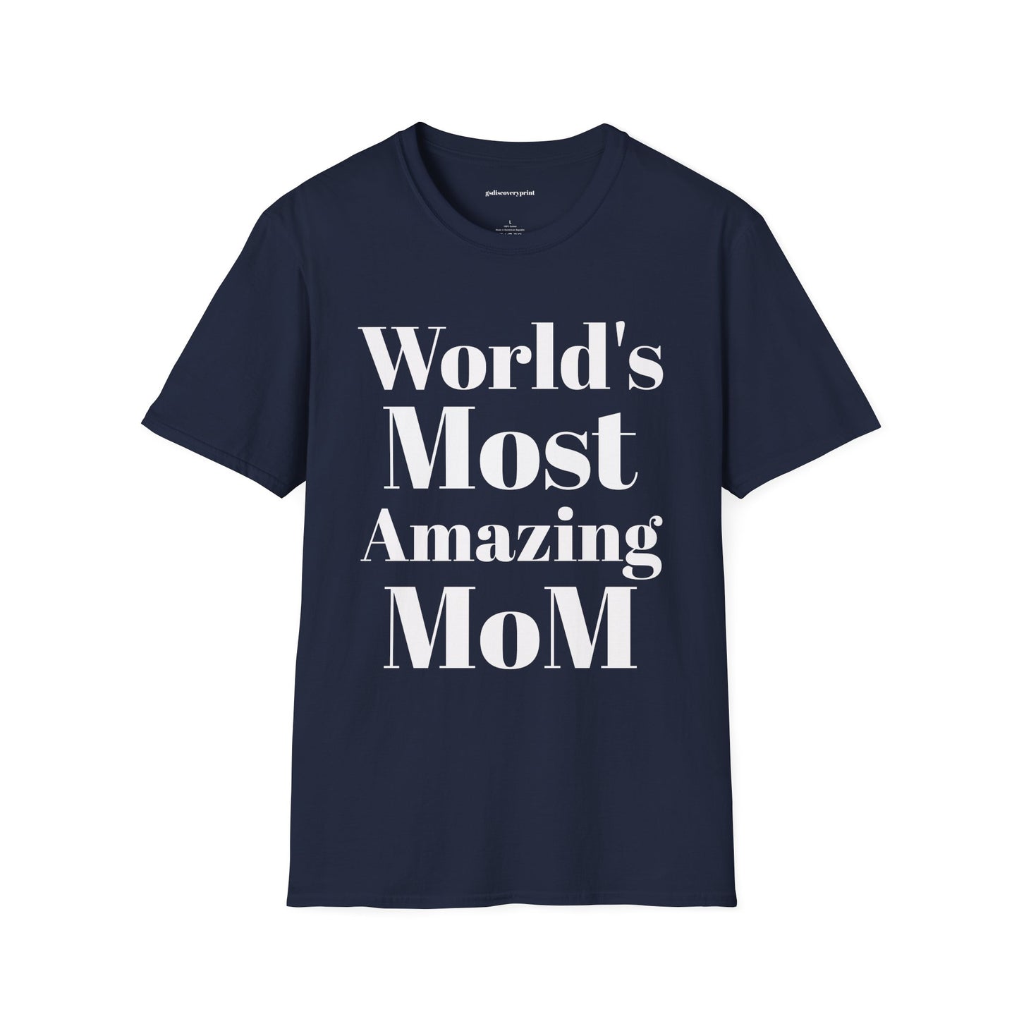 World's most amazing mom Unisex Softstyle T-Shirt