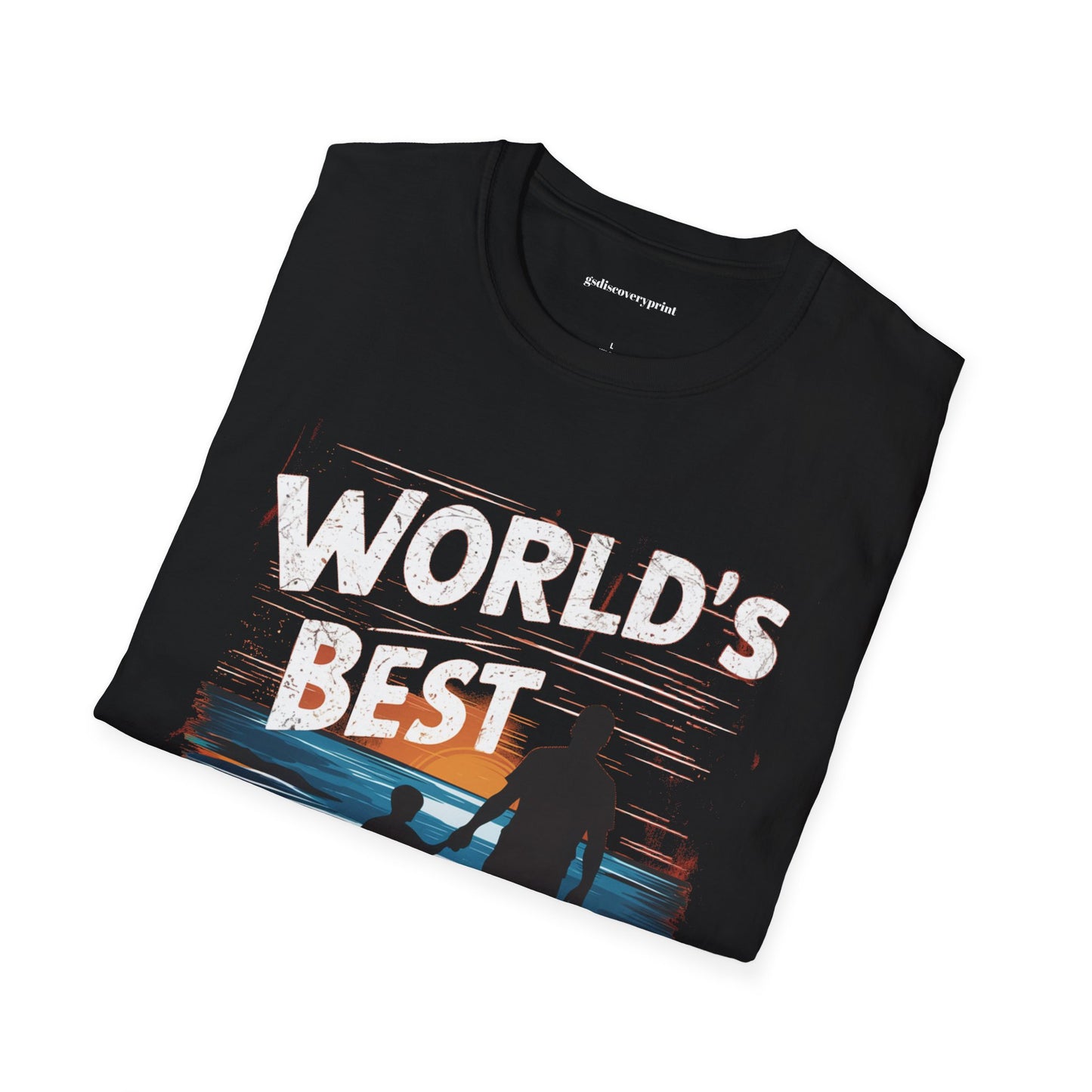 World's best dad Unisex Softstyle T-Shirt