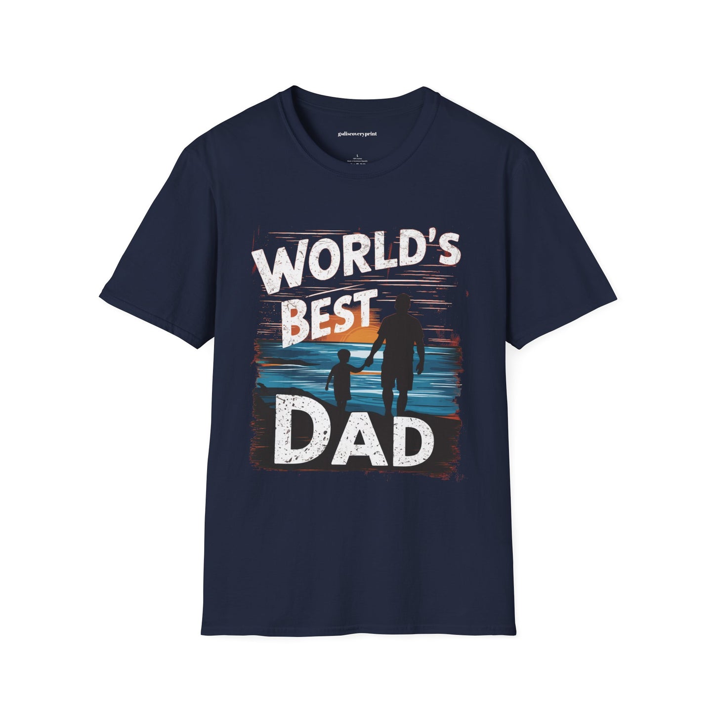 World's best dad Unisex Softstyle T-Shirt