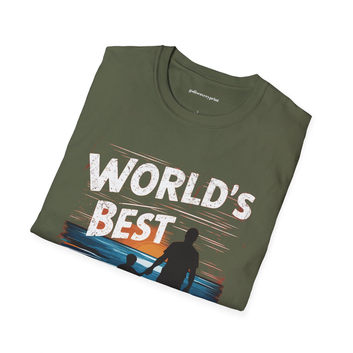 World's best dad Unisex Softstyle T-Shirt